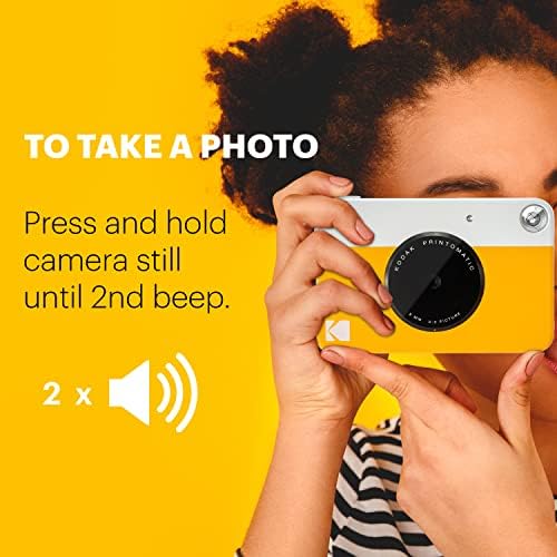 Kodak Printomatom Instant Camera Bundle básico + papel Zink + caixa de luxo