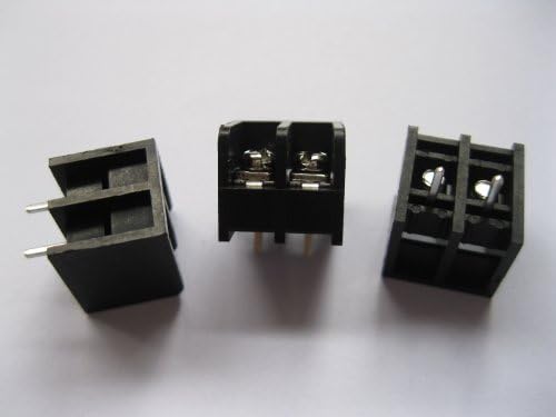 12 PCS Tipo de barreira cor preta 2way/pin Pitch 8,25mm para parafuso Terminal Block Connector DC39b Skywalking