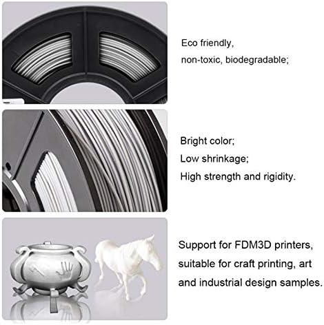 FARUTA PLA FILIÇÃO 3D Pen Filamento Reabilições de 1,75 mm de precisão ± 0,02 sem bolha 1kg 2,2lb Sem cheiros