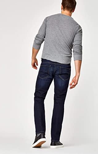 Mavi Mens Marcus Rise Regular Slim Straight perna jeans