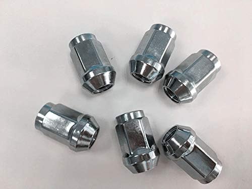 20pcs Chrome 12mm x 1,25 porcas de pós -venda de pós -mercado FIT FIT 2011 Nissan Cube pode caber nas jantes OEM, o comprador precisa