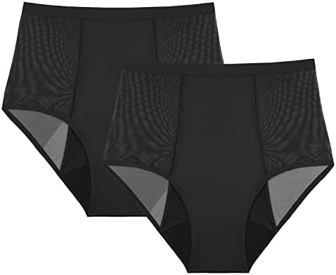 THINX Hi-Waist 2 Pack Rouphe para mulheres, Underwear