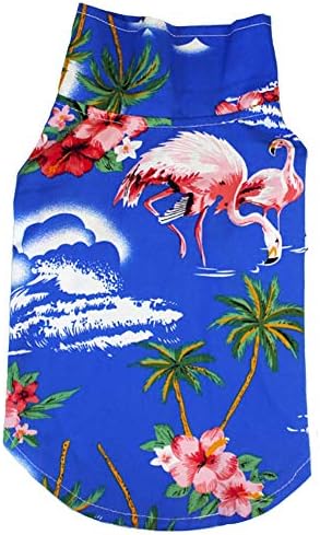 Marupet Dog Hawaiian Shirt NewStyle Summer Beach Collect Shorve Sleeve Pet Rouve Dog Top T-shirt Floral Tops Hawaiian