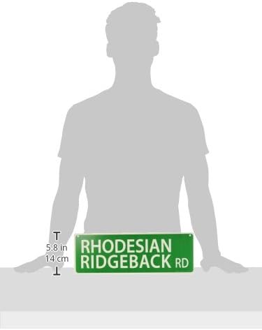 Imagine este sinal de rua Rodesian Ridgeback