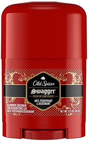 Antiga Spice Swagger Red Zone Collection Anti -pirante e desodorante 0,5 oz Tamanho da viagem