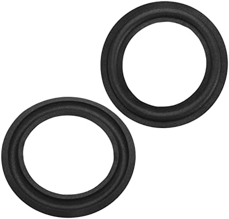 JUTAGOSS 4PCS 6 polegadas Alto -falante borda de espuma Rings surround Peças de reposição de subwoofer para reparo de alto