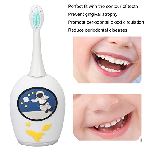 Escova de dentes em forma de crianças, 5 engrenagens IPX7 Esmoço de dentes à prova d'água em Uso para o uso doméstico para crianças