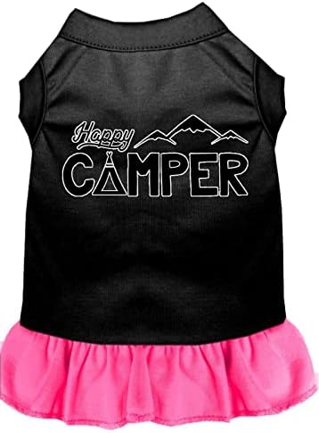 Mirage Pet Products 58-59 LPKXXXL Happy Camper Tela Print Dog Dress, 3x-grande, rosa claro