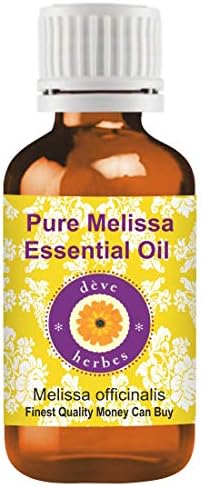 Deve Herbes Pure Melissa Oil Essential Animal Terapêutico Natural de Grade a Vapor Destilado 15ml
