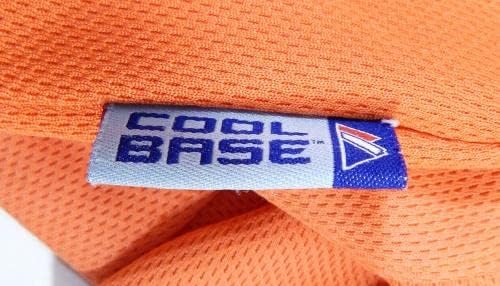 2013-19 Houston Astros 50 Game usou o Orange Jersey Name Plate Removed 46 DP23880 - Jerseys MLB usada no jogo