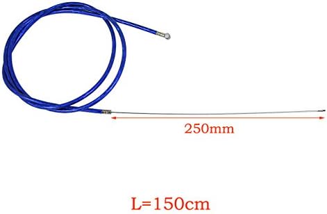 Jtfrkope Linha de cabo de embreagem de 59 polegadas e cabo do acelerador a gás de 51 polegadas para 2 traços 49cc 50cc 60cc 80cc Bicicleta