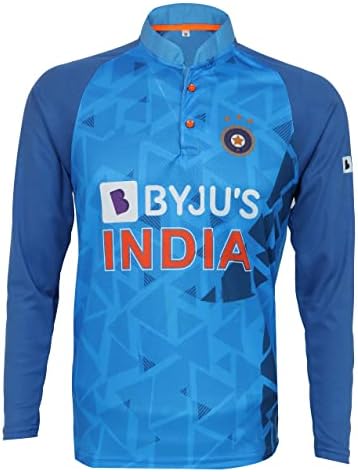 KD Cricket India Jersey World T20 Fan Support Jersey Cricket Uniform 2022-2023