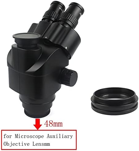 Kit de acessórios para microscópio para adultos 1.0x Barlow Lente Microscópio Estéreo Lens Objetivo Labor