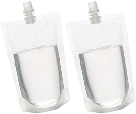 Tampa de parafuso de 100 ml genérico bico líquido bebendo líquido bolsa de frasco de balão reutilizável sacos de água portáteis