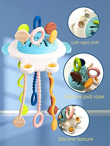 Rajahntoys Montessori Toys para brinquedos sensoriais de 1 ano para crianças 1-3, com a excitação adicional de brinquedos montessori