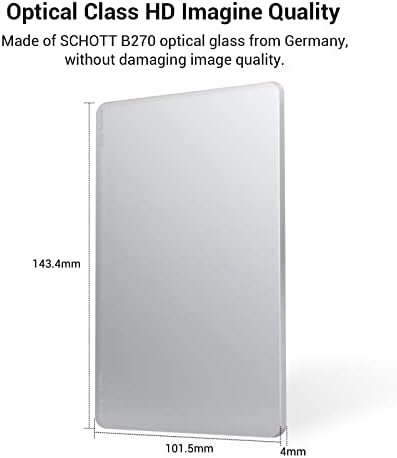 Smallrig 4x5.65 ND0.6 Filtro, filtro de densidade neutra de densidade neutra de 4 mm de espessura, com revestimentos de várias camadas Schott B270 Glass Optical, Fits for Matte Box-3588