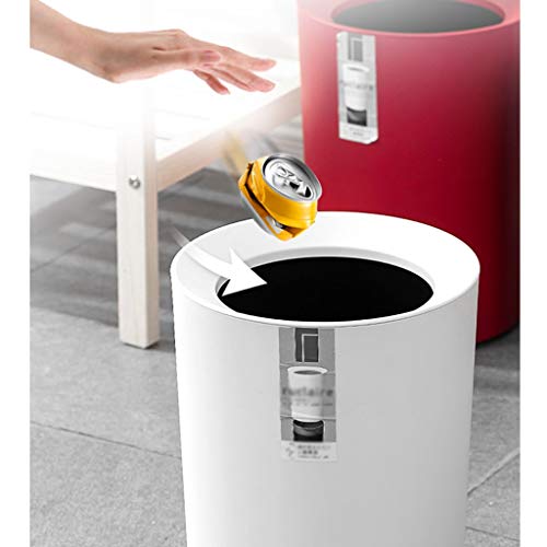 Neochy Indoor Dustbins latas de latas de latas de estar de estar para casa de trabalho latas de lixo-lixo-camada-camada