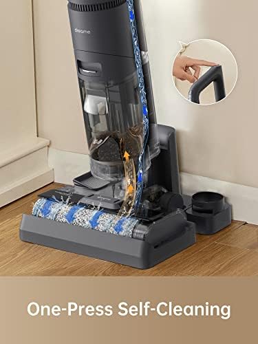 DreameTech H12 Smart Wet Dry Vacuum & Cleaning Solution, Limpador de madeira sem fio Limpador de piso de uma etapa
