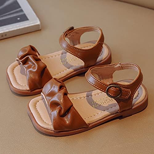 Sapatos infantis moda sandálias planas superfície macia anti deslize de tamanho grande casual de pé de sandálias infantis
