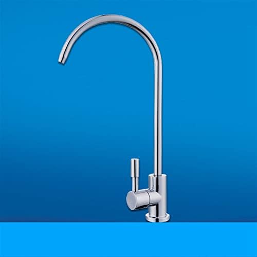 Koaius 1/4 polegada de aço inoxidável Torneira de água Filtro de água para pia da cozinha Rotação Torneira FAUCET RÁPIDO