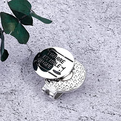 Fanice EOS Golf Ball Marker Acessórios para homens Aniversário de Natal Presente de estoques para ele para ele amante