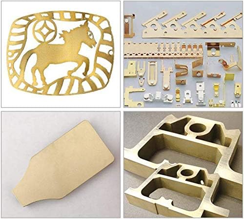 Syzhiwujia Metal Cobper Foil Folha de cobre, 10 PC, para DIY, artesanato, reparos, esmaltação, placa de latão elétrica