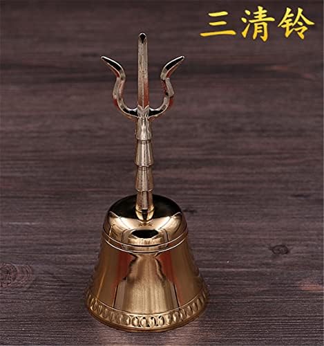Skyseen Taoism Fengshui Hand Sino 7.5 polegadas Handbell para Meditação Escola de Oração Recepção Dinner Pet Shop Shop Hotel Service