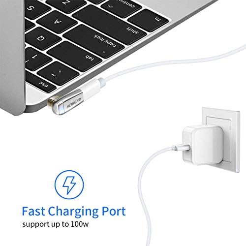 Adaptador USB C magnético 9PINS Tipo C Conector, Suporte a 100W Carga rápida, 480MB/S Transferência de dados Compatível