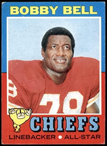 1971 Topps # 35 Bobby Bell Kansas City Chiefs VG Chiefs