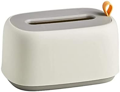 Eioflia Wicker Collection Wet Wipes Dispenser Suports - Caixa de lenços de papel molhada montada na parede Baby Wipes Box Caixa em casa mesa de escritório, dormitório, cozinha, banheiro, branco, 20,2 * 10,5 * 13,2cm/7,95 * 4.13 * 5.20 polegadas