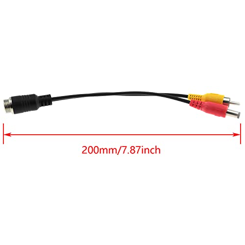 DGZZI 20CM M12 4 PIN MASCO para VR Male e DC Adaptador de conector masculino Cabo para CCTV, câmera de vigilância, sinal