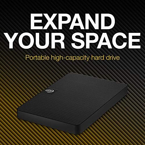 SEAGATE Expansão Portátil 1 TB disco rígido externo HDD - 2,5 polegadas USB 3.0, para Mac e PC com serviços de resgate