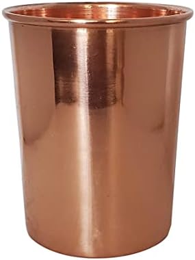 Atração Coloque de copo de cobre puro 250 ml de copo de vidro de 10 pc
