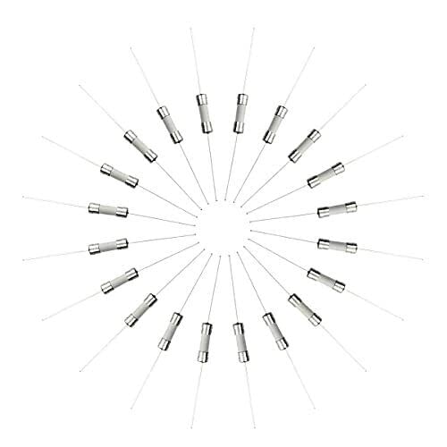 Pacote pmmcon de 20 t6.3ah250v, t6.3a 250v, t6.3 h250v, fusíveis de cerâmica de cartucho 5x20mm novo