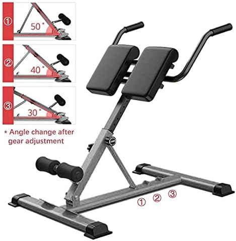Equipamento de exercício de cadeira romana Cadeira dobrável e pesada ajustável Hiperextension Bench Back Extension for Home Gym Wym
