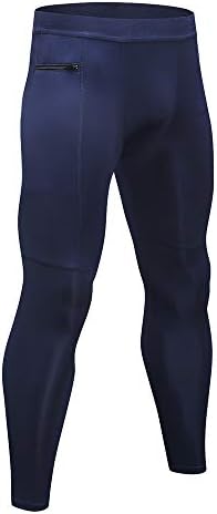 Calça de compressão masculina de toptie