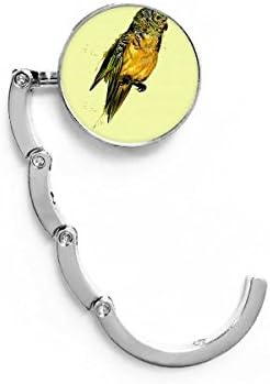 Garrota de pássaro amarelo Garrot Gancho do gancho decorativo Extensão dobrável cabide dobrável