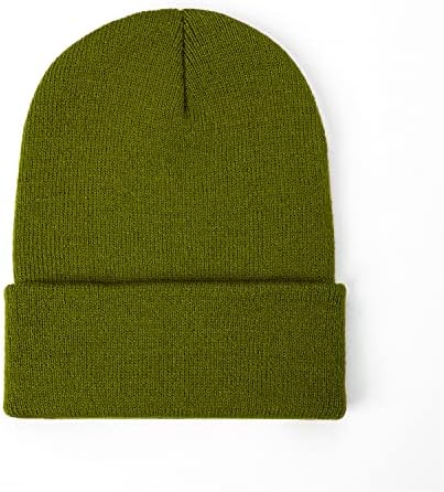 Saferin 1 e 2 pacotes unissex knit giretos chapéus algemados para homens e mulheres chapé de chapéu de inverno quente boné
