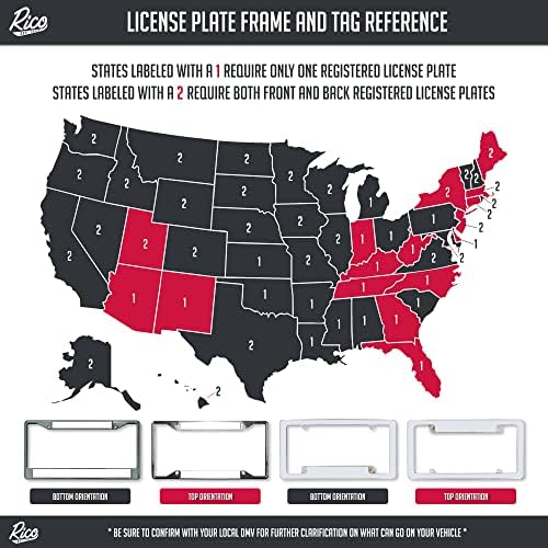 NCAA RICO INDUSTRIES Washington Huskies Purple Chrome Laser License Frame 12 X 6 Cut Chrome Frame - Carro/caminhão/SUV