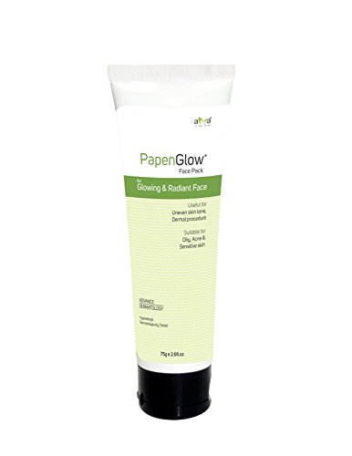 Papanglow vegetal: pacote de rosto para pele oleosa 50gms