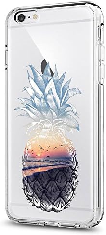 Pineapple Sunset iPhone 6s mais 6 Plus Caso Design personalizado Anti -arranhão Absorção de choque flexível TPU Soft TPU Caixa