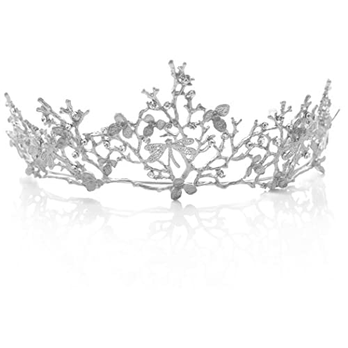 Yean Adult Tiaras e coroas Casamento de ouro Princesa Queen Coroa Barroco Rhinestone Tiara Hair Acessórios para mulheres e homens