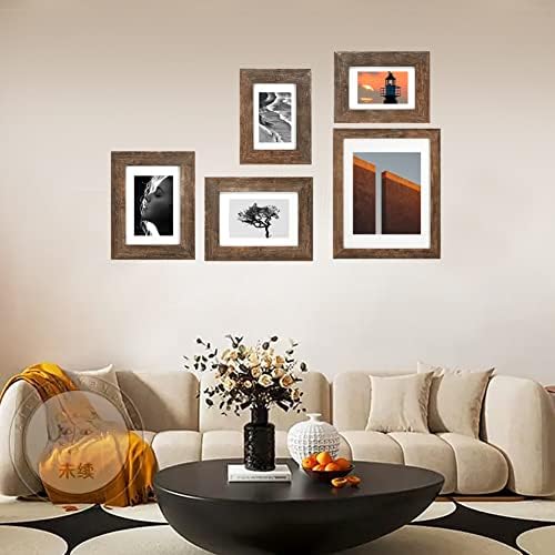 DiDida Picture Frame Conjunto para colagens de parede e tabela de vários tamanhos, colagem de cabide de molduras de várias imagens para a galeria de decoração de parede acaba