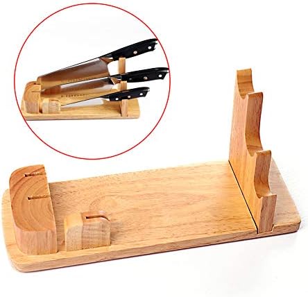 Guangming - bloco de faca de madeira feito de madeira, utensílios de cozinha rack rack natural universal stand stand house