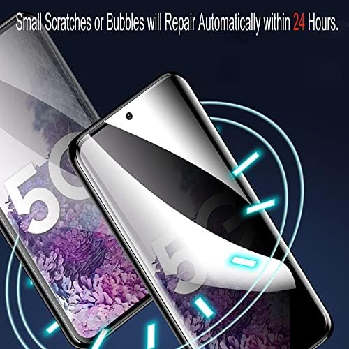 Yiiloxo Hydrogel Film Privacy Screen Protector Compatível com Samsung Galaxy Note 20 [Anti-Spy] Filme de proteção suave de alta sensibilidade