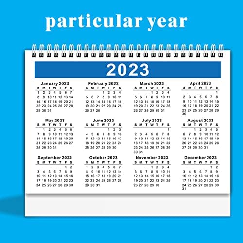 2023 Anual Monthly Desk Calendar Countdown Design Bobina Flip Wall Calendars Flowers 9,89 x 7,28 polegadas