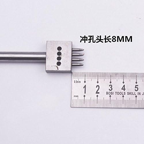 Chengyida 5mm Coolista de couro Ferramenta de espaçamento de 1,0 mm Ferramentas de perfuração da linha redonda ferramentas