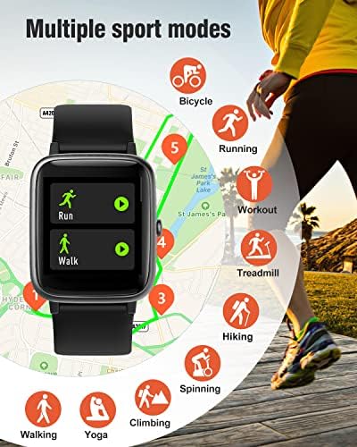 ASIAMENG Smart Watch for iOS e Android Phones
