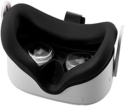 Tampa da máscara ocular de HF12GHFHI para Oculus Quest 2 VR Glasses não deslizam a pressão de alívio confortável Anti-Sweat Oculus