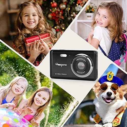 Mini Câmera Digital, câmera de vídeo HD 2080p 20MP para crianças com tela LCD de 2,8 , ponto recarregável e câmera de gravação, câmeras